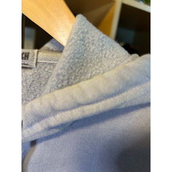 Foxwoods Light Blue Hoodie Size L Cotton Polyester Blend Front Zipper Pockets - Picture 8 of 10